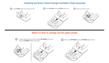 M-721630 Mercury Quick-Change E-Plate Anode for Mercruiser Bravo Series Sterndrives Zinc