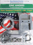 Boating Stern/Out-Drive Anodes Mercruiser Kits Zinc Mercruiser Alpha 1 Generation 2