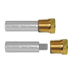 Boating Engine Anodes with or without Brass Plug Zinc