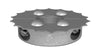 Beneteau Collar with (SALCA) Sacrificial Anode Line Cutter Assembly Zinc