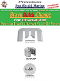 Stern/Out-Drive Anodes MerCruiser Bravo 2 & 3 Quick-Change Replacement Kit Zinc